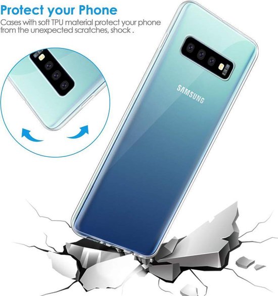 Samsung Galaxy S10 Hoesje - Transparant - Siliconen Back Cover