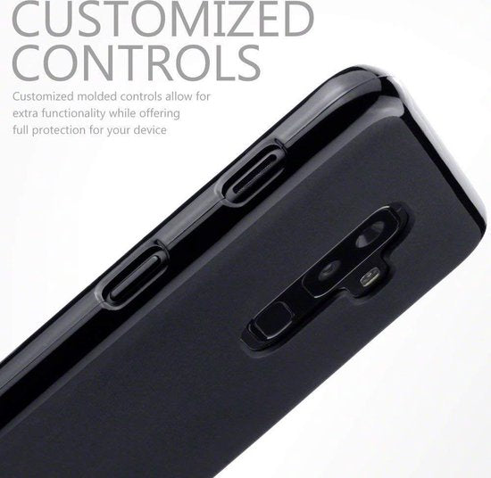 Samsung Galaxy A6 Plus Hoesje - Zwart - Siliconen Back Cover