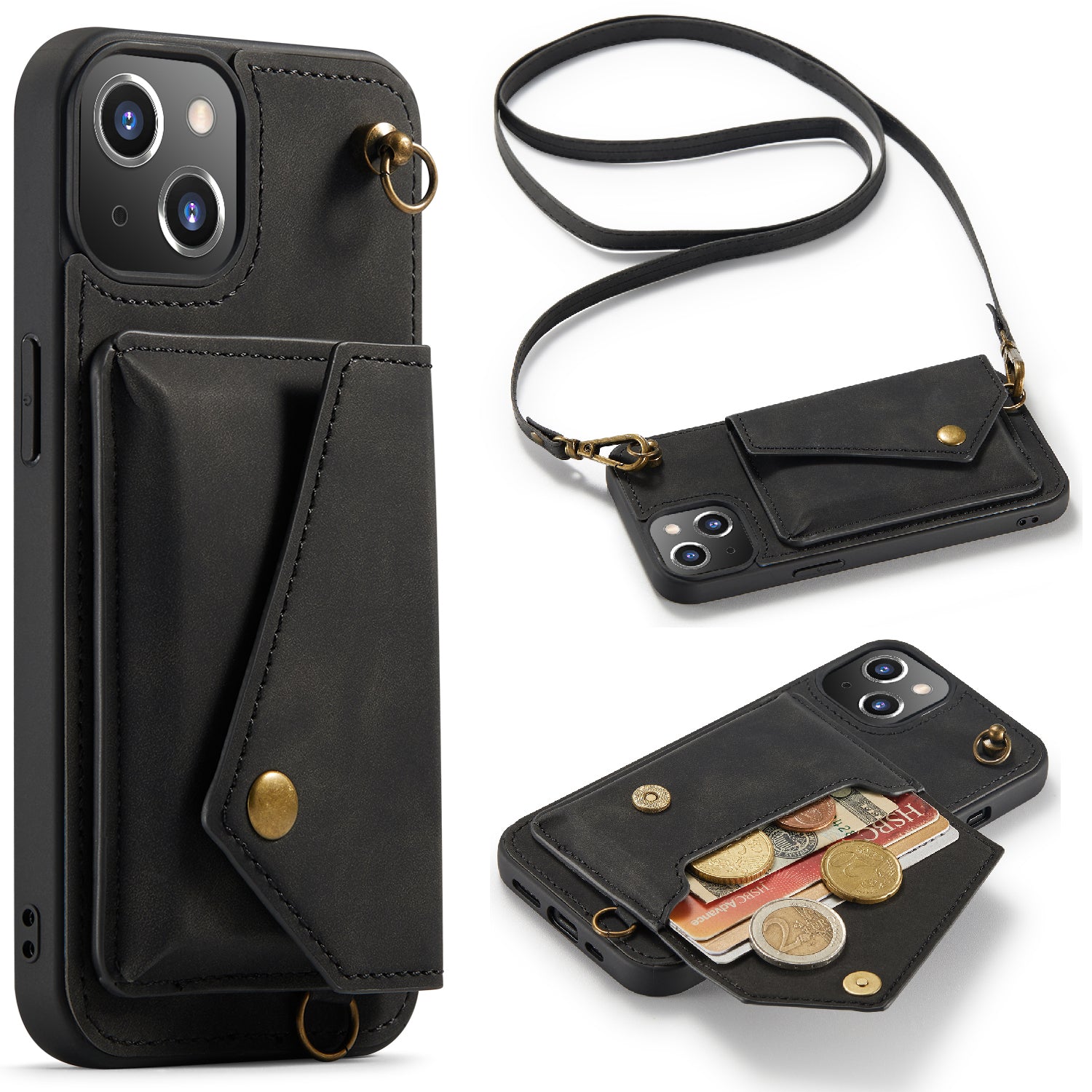 Vesta | Umhängetasche | Anthrazitgrau