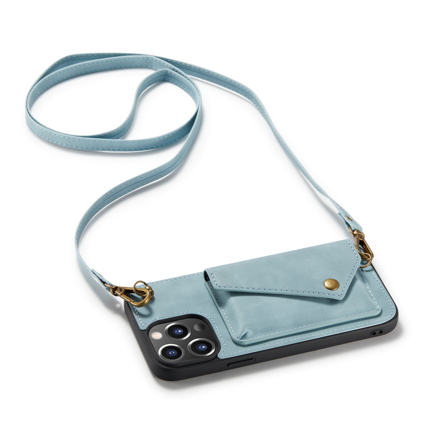 Vesta | Crossbody Wallet Case | Aqua Blue