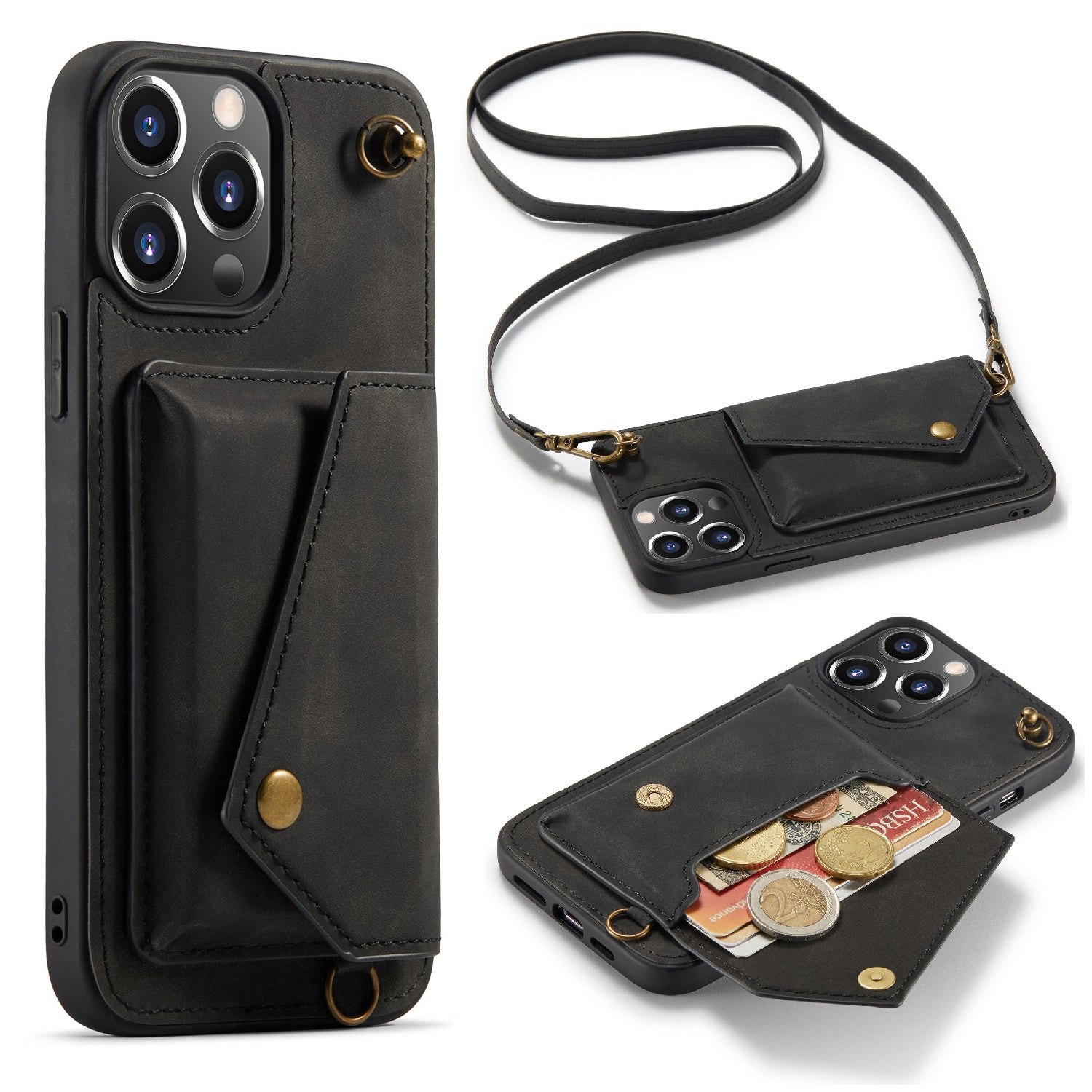 Vesta | Umhängetasche | Anthrazitgrau