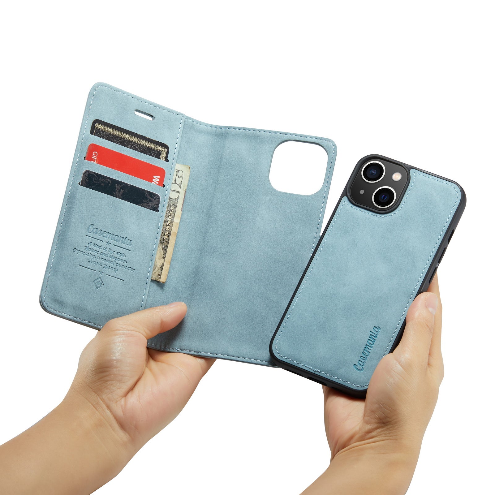 Snap Original | 2 in 1 Magnetic Book Case | Aqua Blue