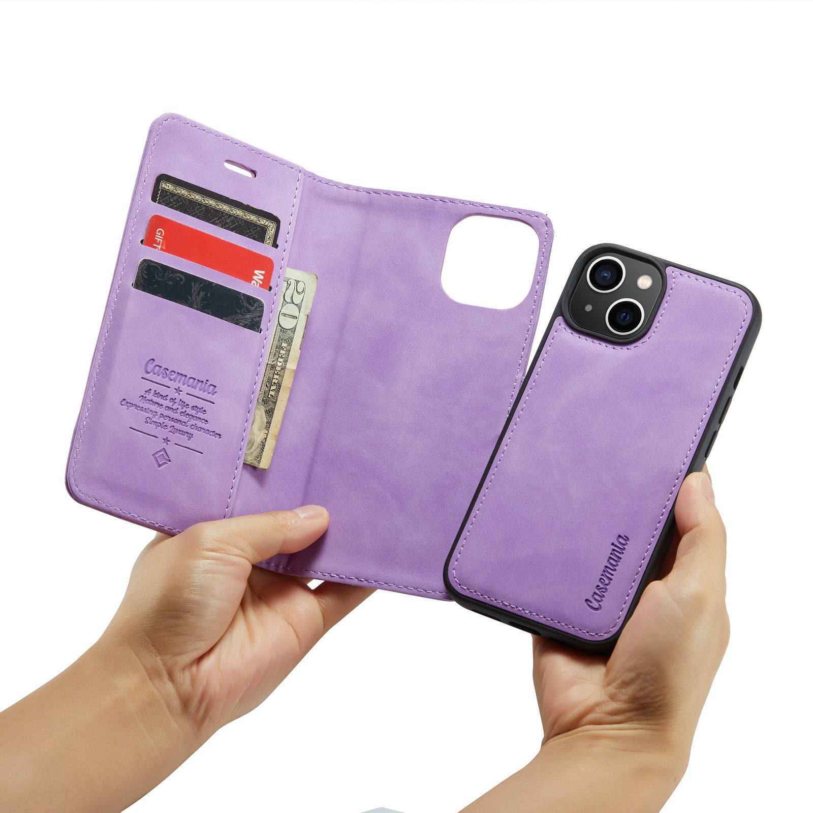 Snap Original | 2 in 1 Magnetic Book Case | Bright Lila