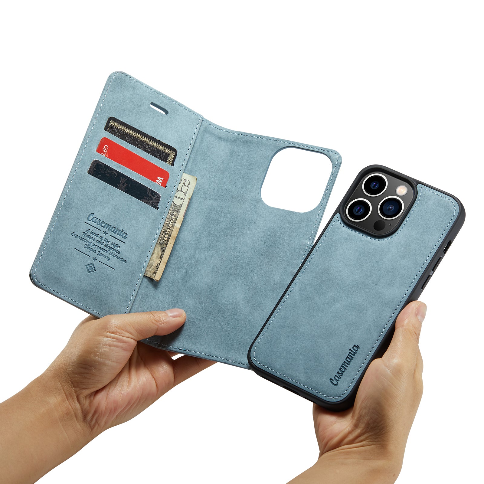Snap Original | 2 in 1 Magnetic Book Case | Aqua Blue
