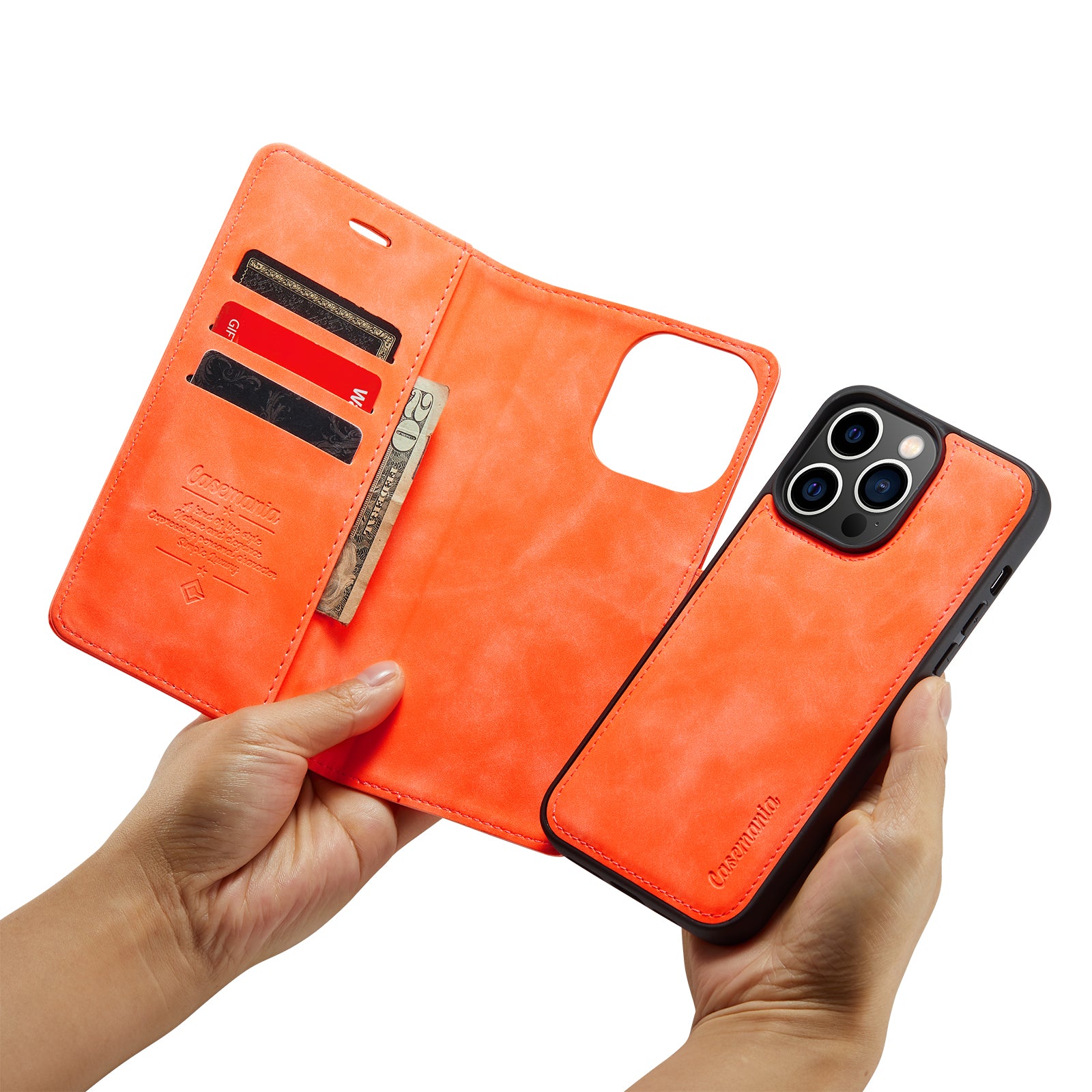 Snap Original | 2 in 1 Magnetic Book Case | Sunset Orange