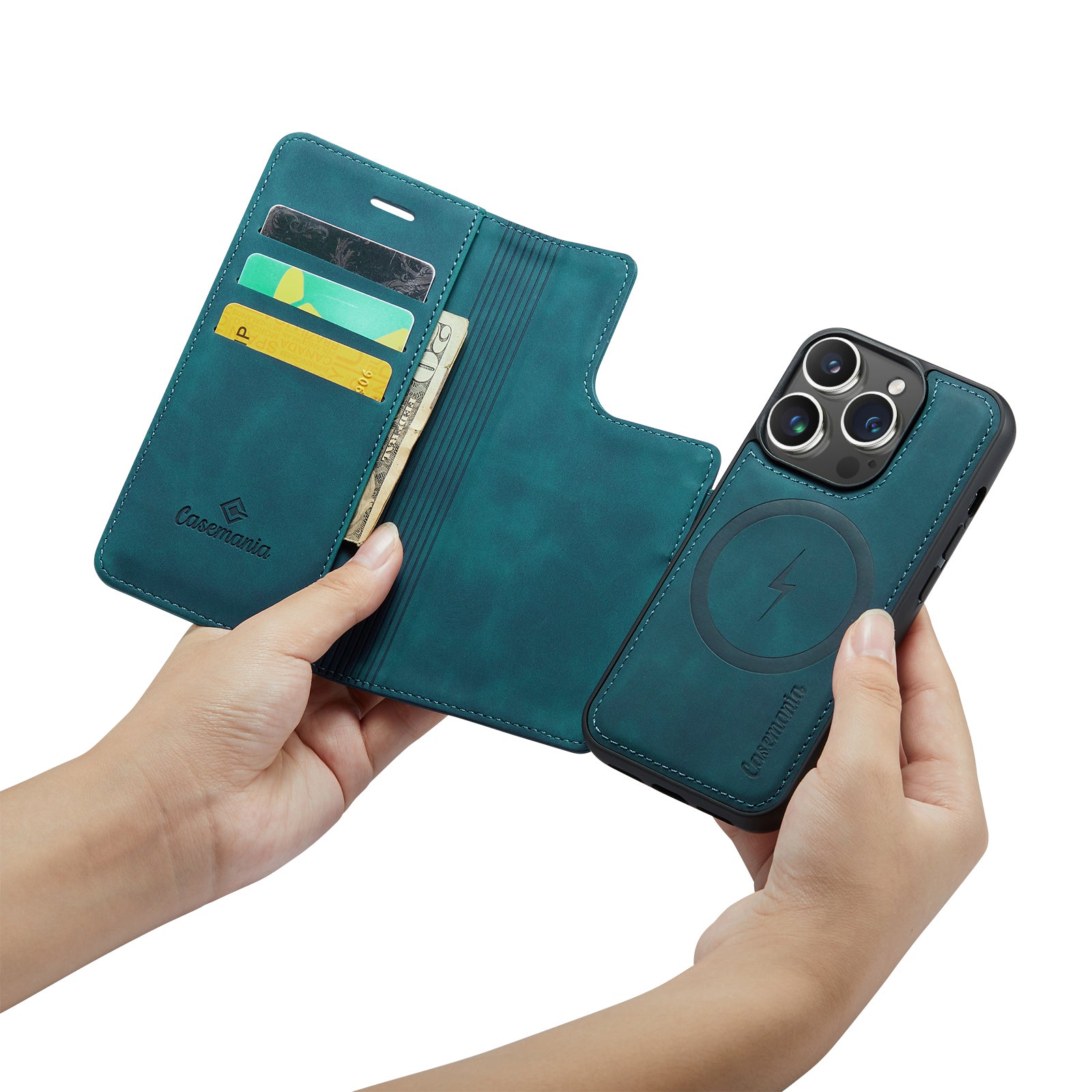 Snap Magnet | MagSafe-Compatibel 2-in-1 Bookcase | Emerald Green
