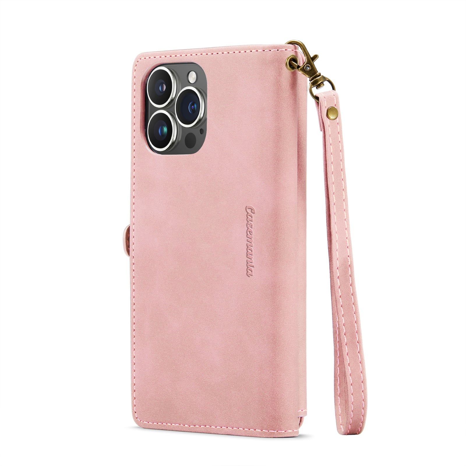 DECA | Portemonnee Book Case met Extra Vakken | Pale Pink