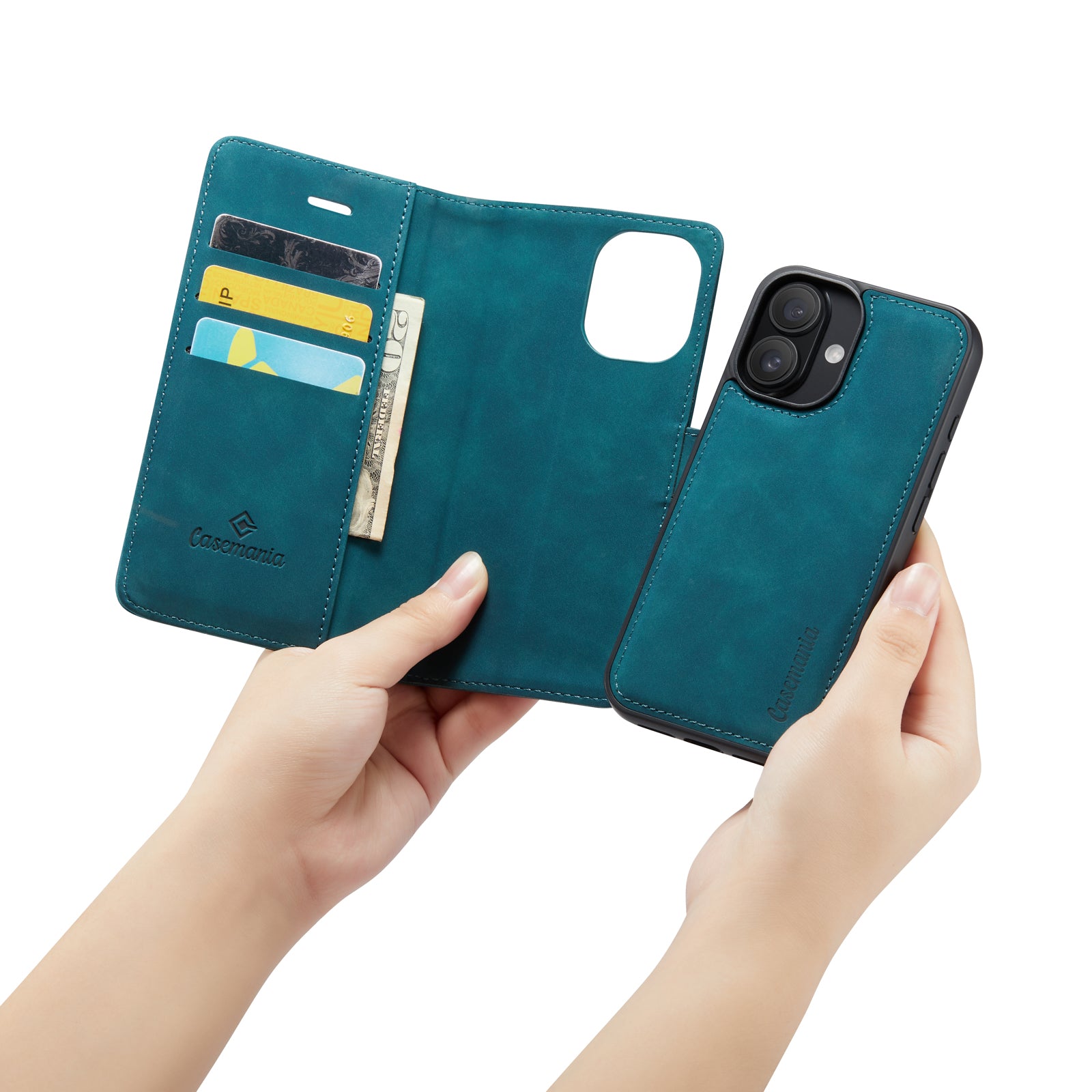 Snap | Magnetische 2-in-1 Klapphülle | Emerald Green