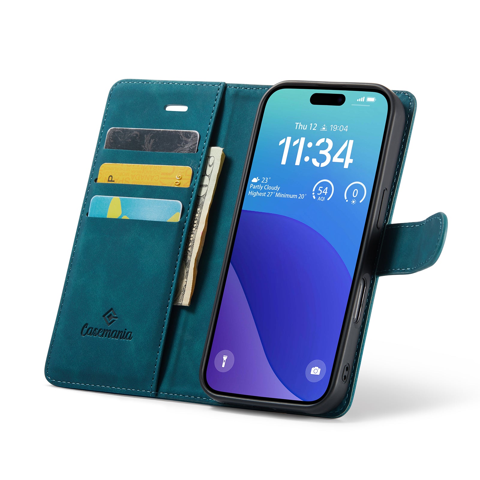 Snap | Magnetische 2-in-1 Klapphülle | Emerald Green