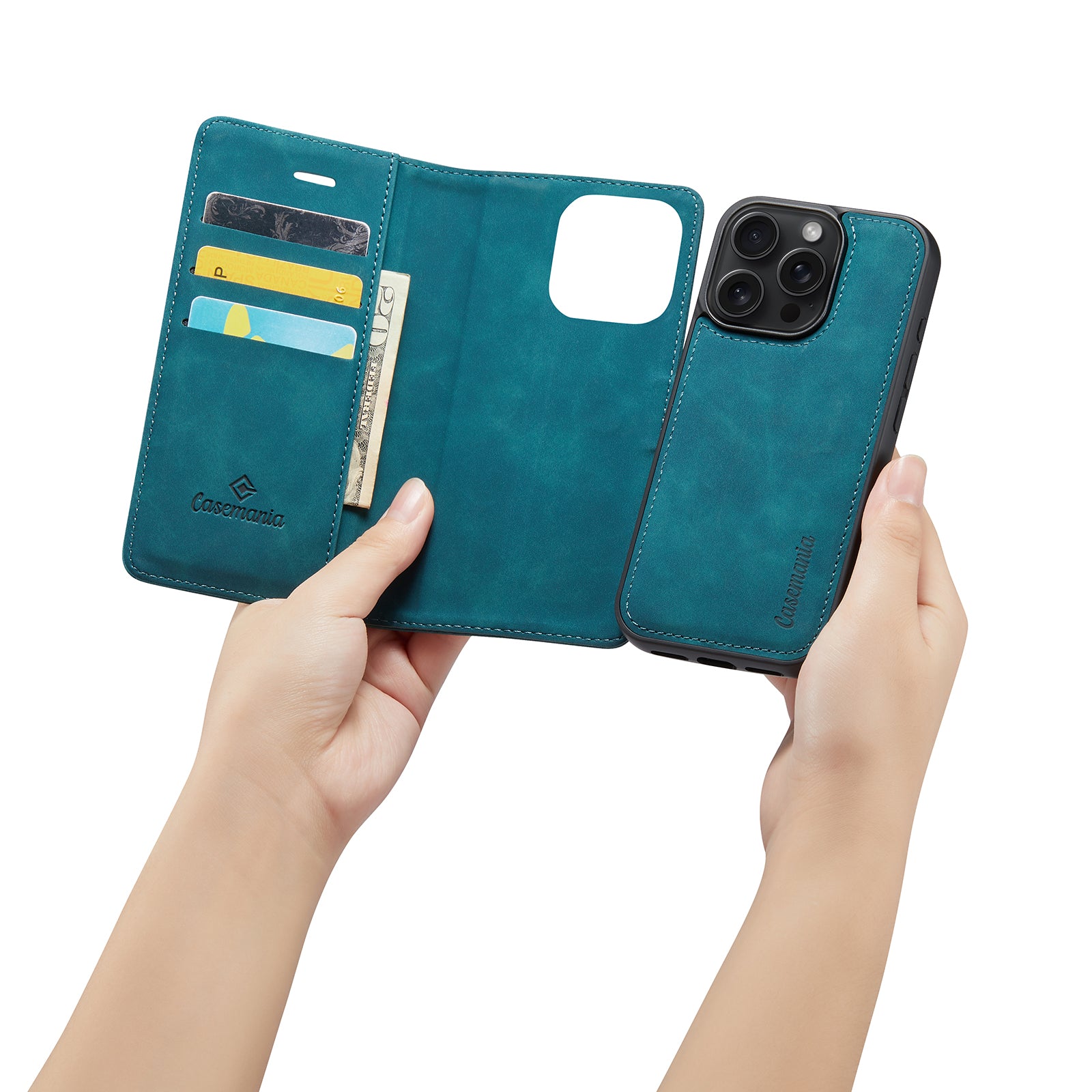 Snap | Magnetische 2-in-1 Klapphülle | Emerald Green