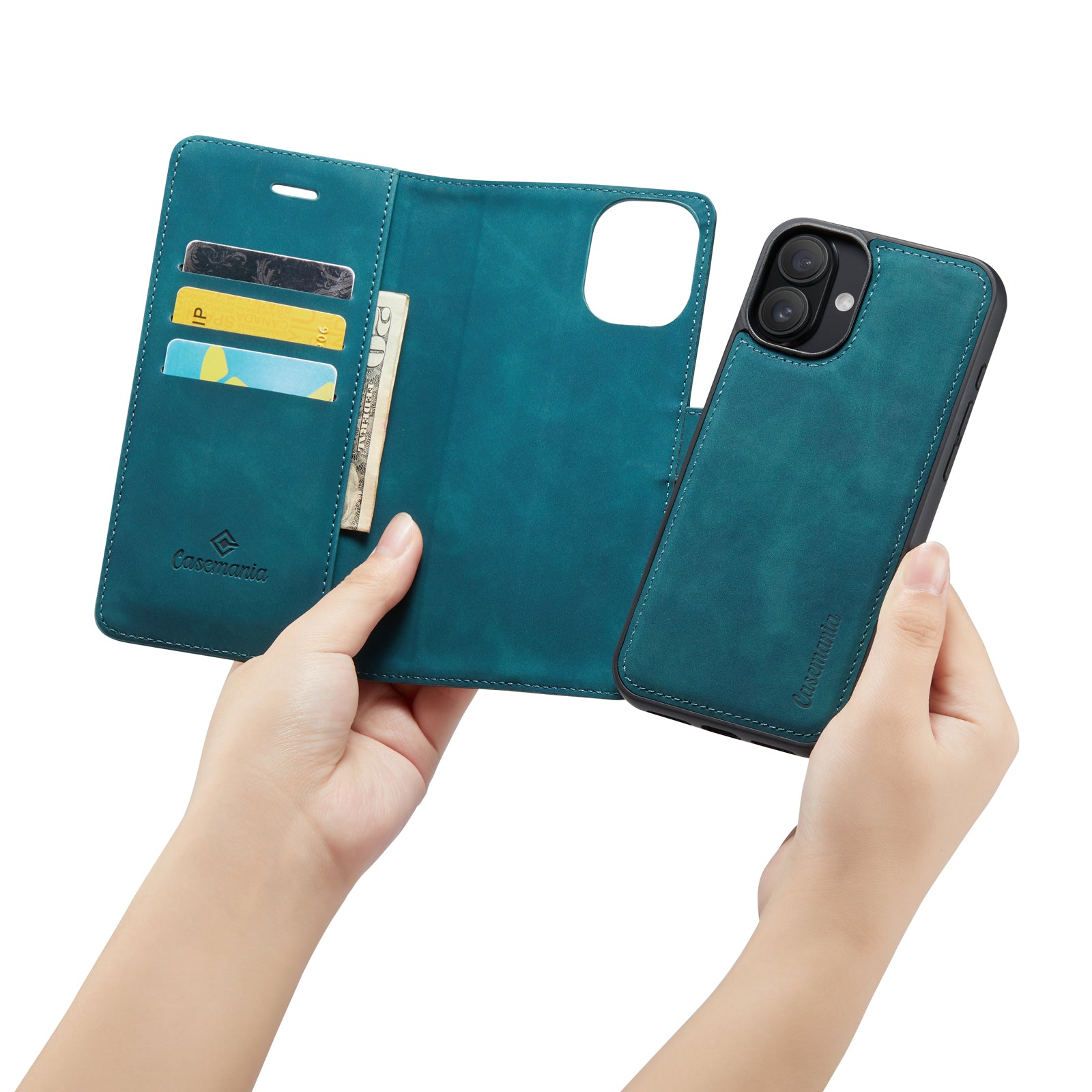 Snap | Magnetische 2-in-1 Klapphülle | Emerald Green