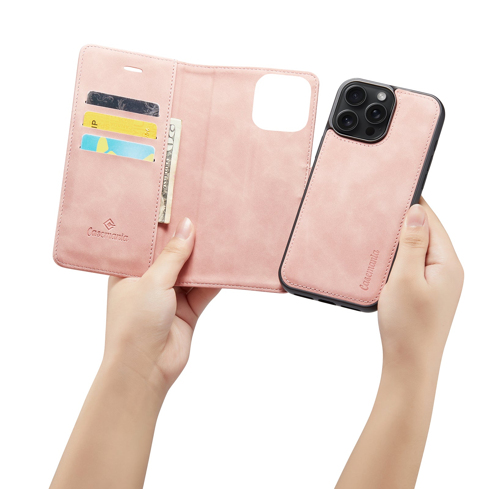 Snap Original | Magnetische 2-in-1 Klapphülle | Pale Pink