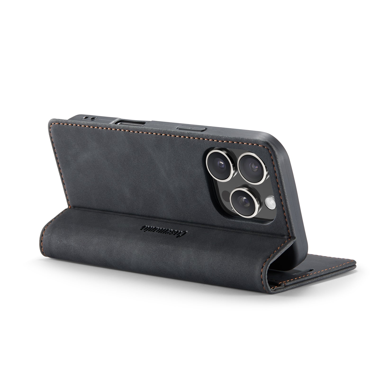 Slim | Portemonnee Book Case | Charcoal Gray