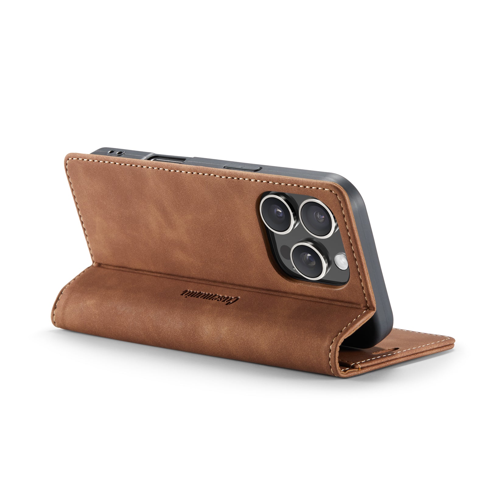 Slim | Portemonnee Book Case | Sienna Brown