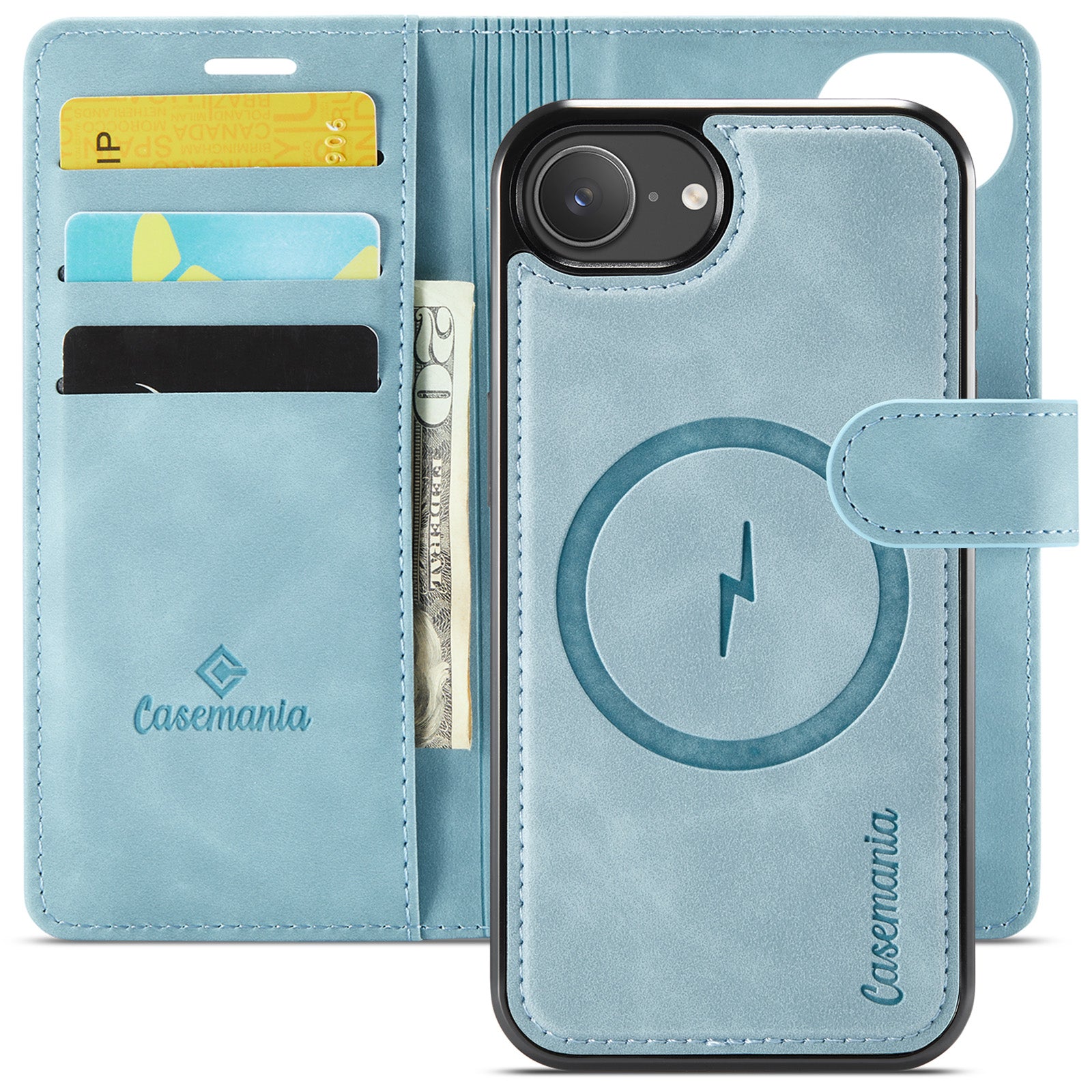 Snap Magnet | MagSafe-Compatibel 2-in-1 Bookcase | Aqua Blue