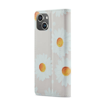 iPhone 14 Hoesje - Daisy - Portemonnee Bookcase