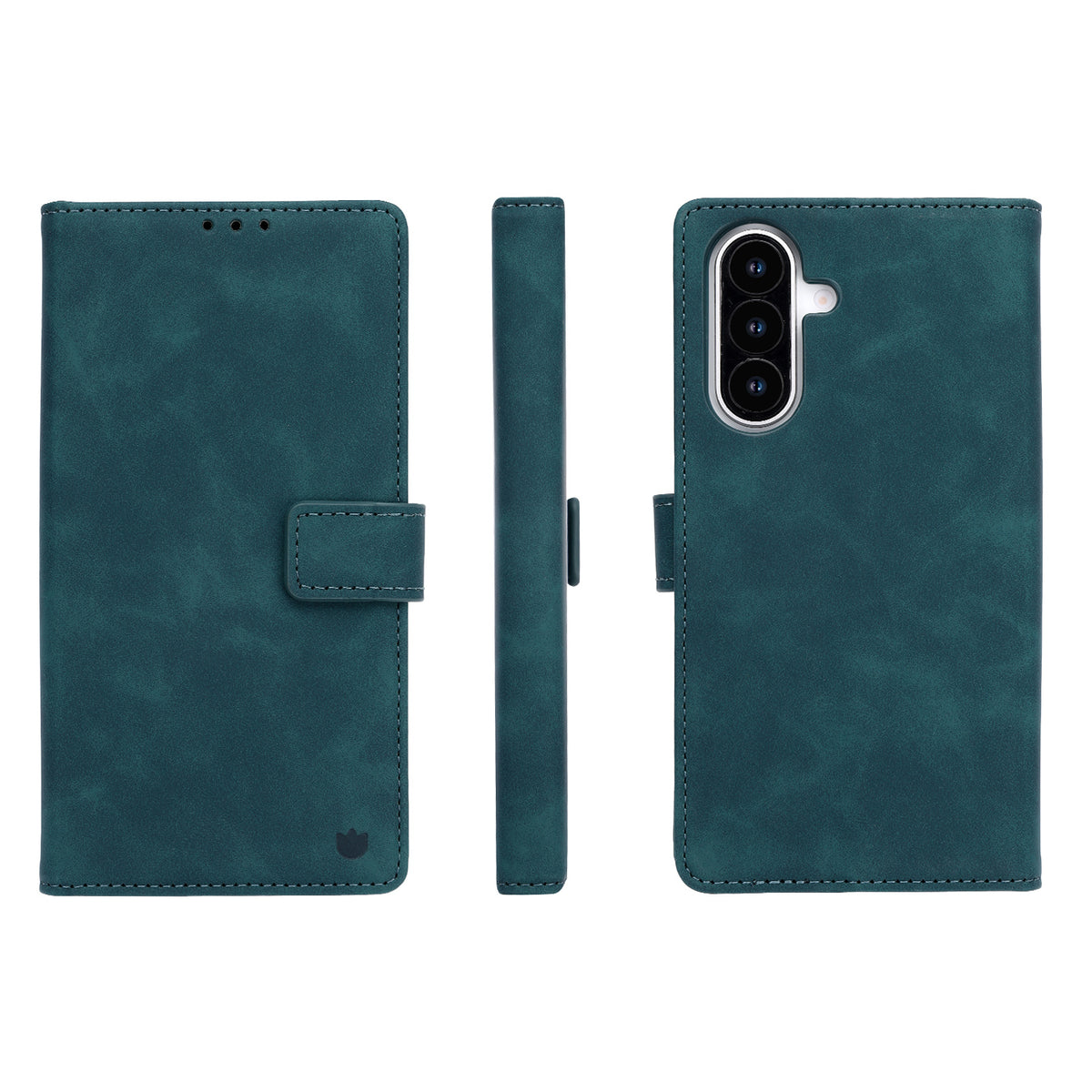 Samsung Galaxy A57 Hoesje - Emerald Green - Portemonnee Bookcase