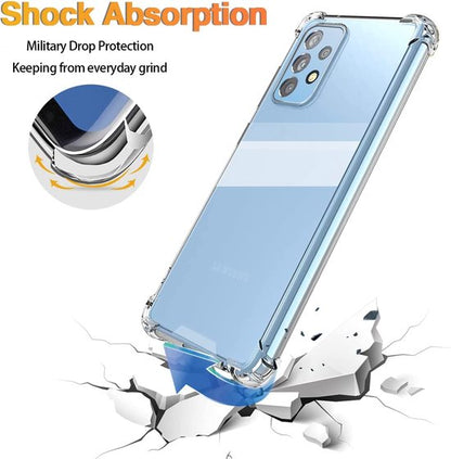 Samsung Galaxy A33 5G Hoesje - Transparant - Anti-Shock Back Cover