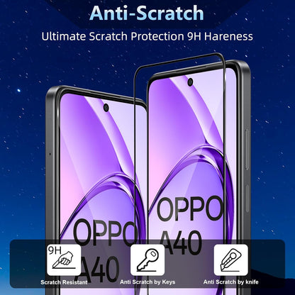 Oppo A60 / A40m / A40 Schutzfolie - Full Cover - 2 Stück