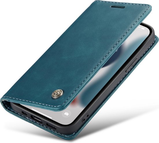 Apple iPhone 13 Pro Hoesje - Emerald Green - Dunne Bookcase