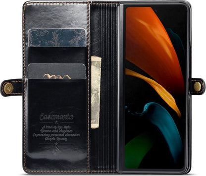 Samsung Galaxy Z Fold 2 Hoesje - Charcoal Gray - Dunne Bookcase