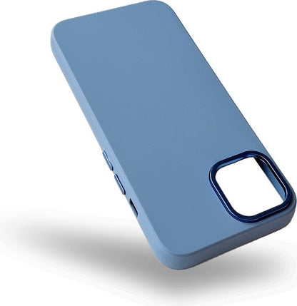 Apple iPhone 14 Plus Case - Blue - Silicone Back Cover