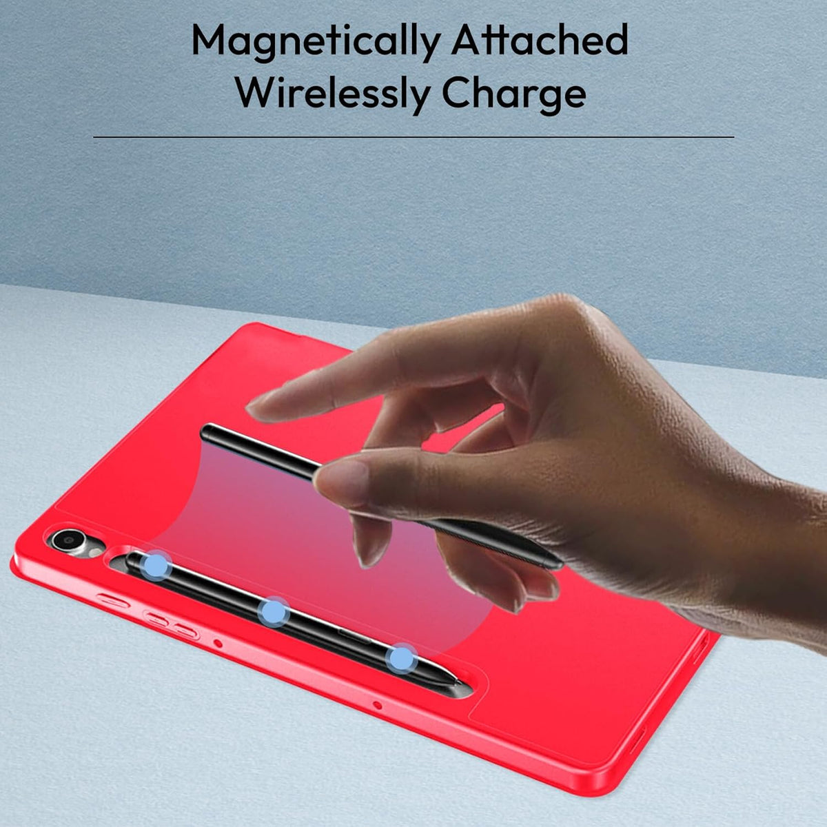 Samsung Galaxy Tab S10 Lite Tablethoes - Rood - Smart Cover
