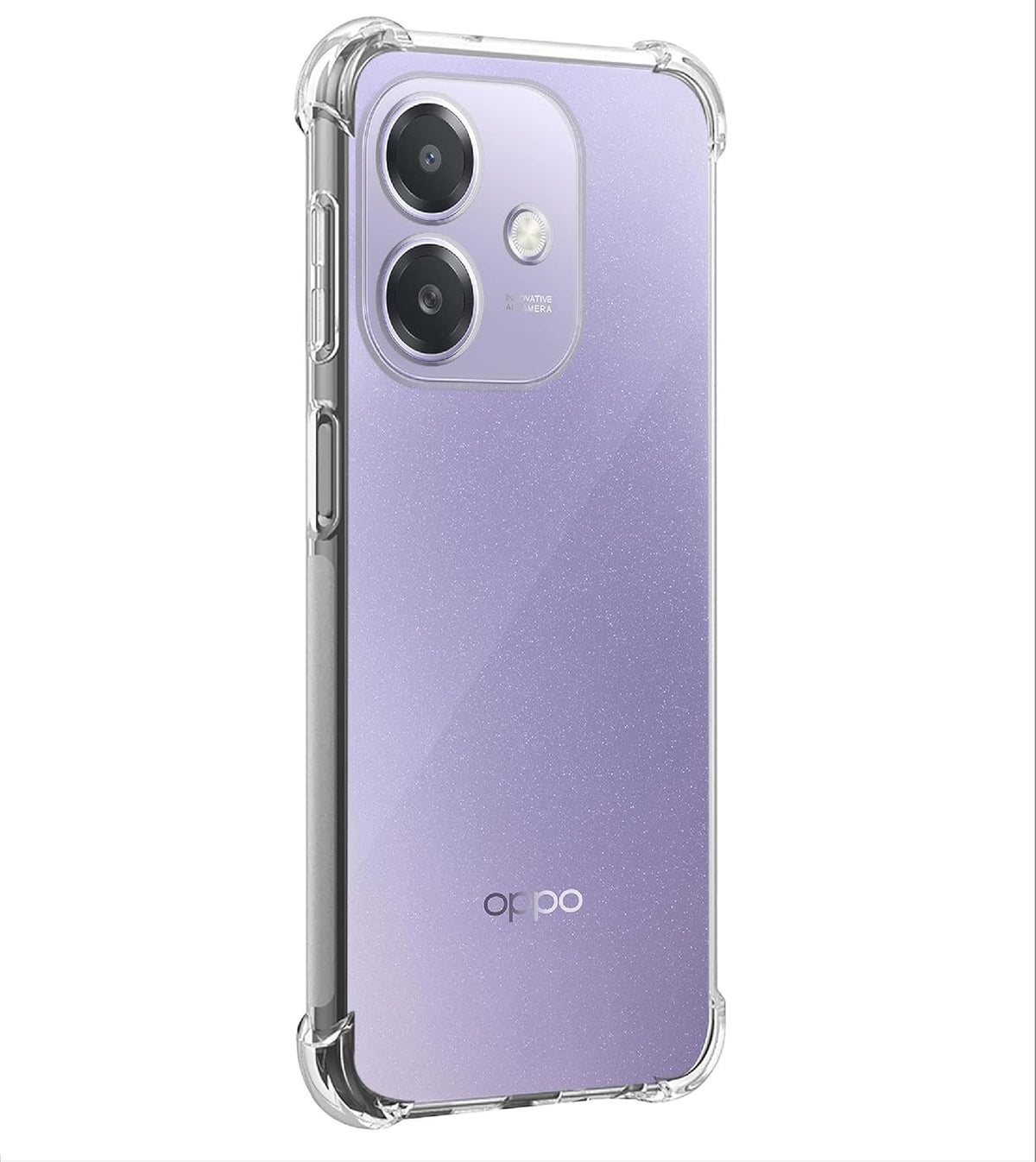 Oppo A60 Hülle - Transparent - Stoßfestes Hybrid-Backcover
