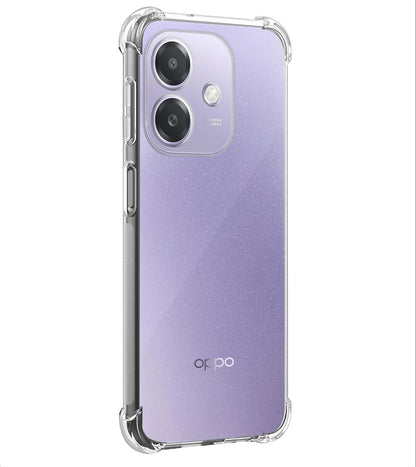 Oppo A60 Hülle - Transparent - Stoßfestes Hybrid-Backcover