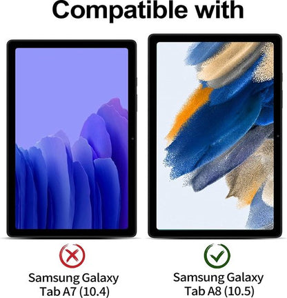 Samsung Galaxy Tab A8 2021 Tablethoes - Rood - Draaibare Bookcase