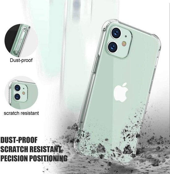 Apple iPhone 12 Mini Case - Clear - Shockproof Back Cover