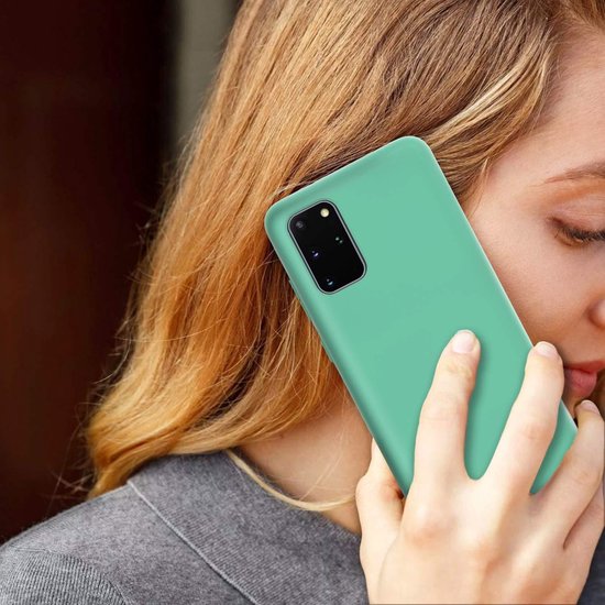 Samsung Galaxy S20 Plus Hoesje - Groen - Siliconen Back Cover