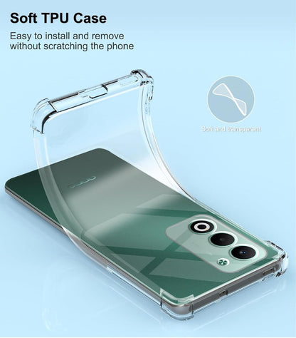 Oppo A5 5G / A5M Hoesje - Transparant - Anti-Shock Back Cover