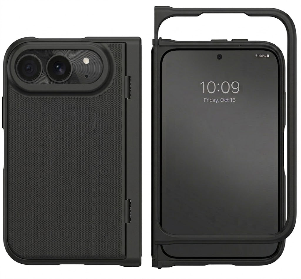 Apple iPhone Duo Hoesje - Zwart - Back Cover met Kickstand