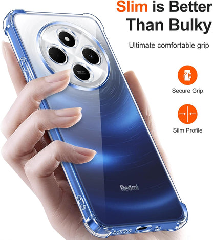 Xiaomi Redmi 14c Hoesje - Transparant - Anti-Shock Back Cover