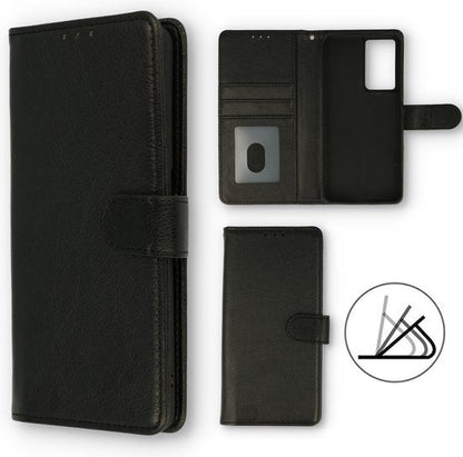 Samsung Galaxy S22 Plus Hoesje - Zwart - Luxe Bookcase
