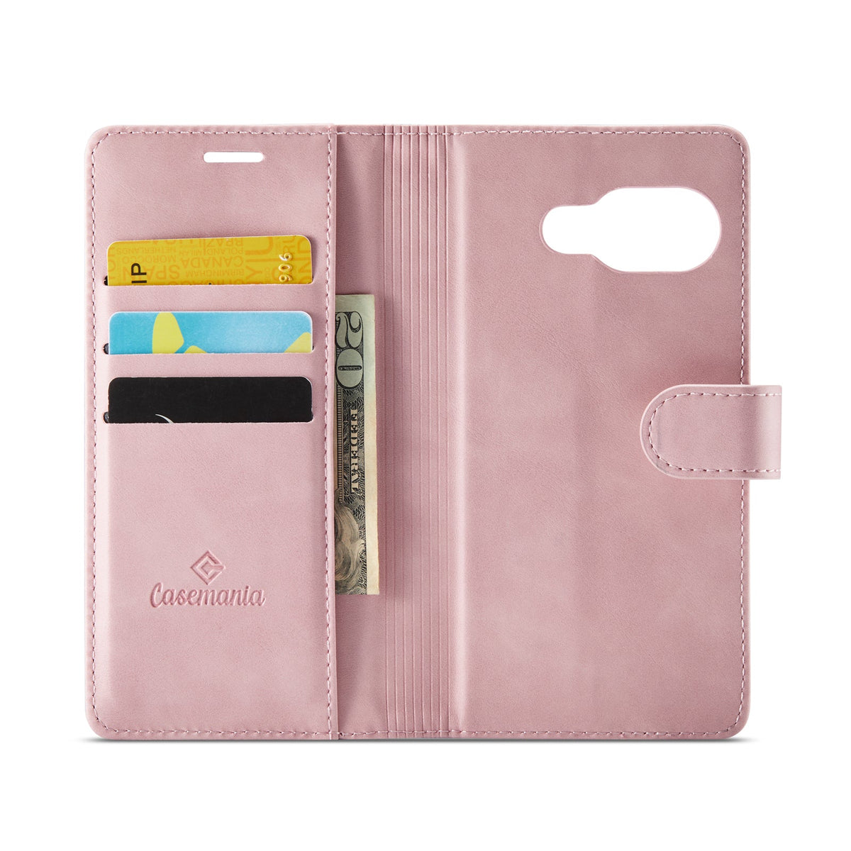 Google Pixel 9a Hoesje - Pale Pink - 2 in 1 MagSafe Bookcase