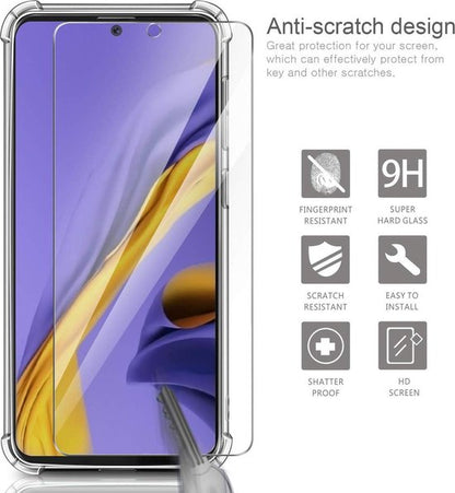 Samsung Galaxy A71 Panzerglas - Gehärtetes Glas - 3 Stück