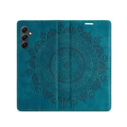 Samsung Galaxy S24 Hoesje - Emerald Green - Mandala Dunne Back Cover