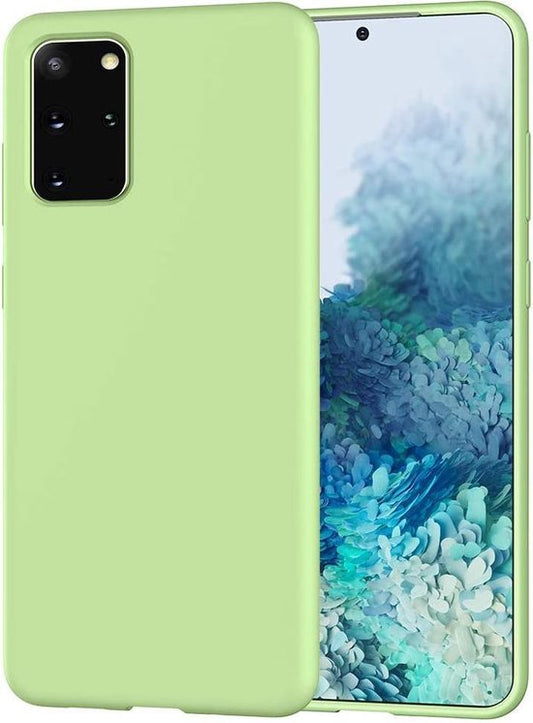 Samsung Galaxy S20 Plus Hoesje - Licht Groen - Siliconen Back Cover