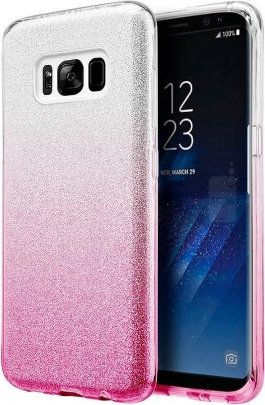 Samsung Galaxy S8 Case - Pink - Glitter Back Cover