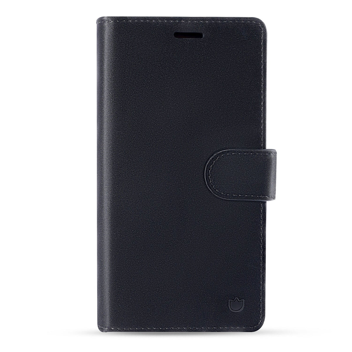 Apple iPhone 17 Pro Max Hülle - Onyx Black - 2-in-1-Velvet-Klapphülle mit Kartenfach