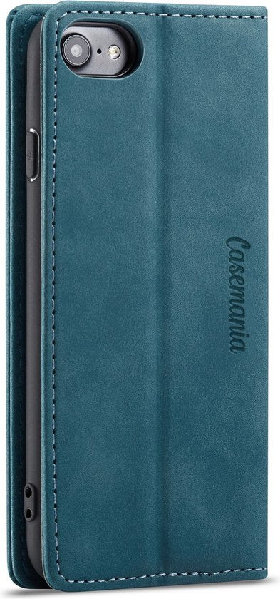 Apple iPhone SE (2020) Hoesje - Emerald Green - Dunne Bookcase