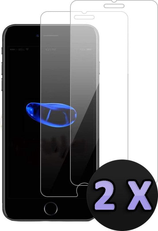 Apple iPhone SE (2020) Screenprotector - Tempered Glass - 2 Stuks