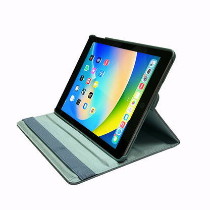 Apple iPad 5 9.7 (2017) Tablet Case - Aqua Blue - Rotating Folio Case