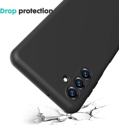 Samsung Galaxy A04s Hoesje - Zwart - Siliconen Back Cover