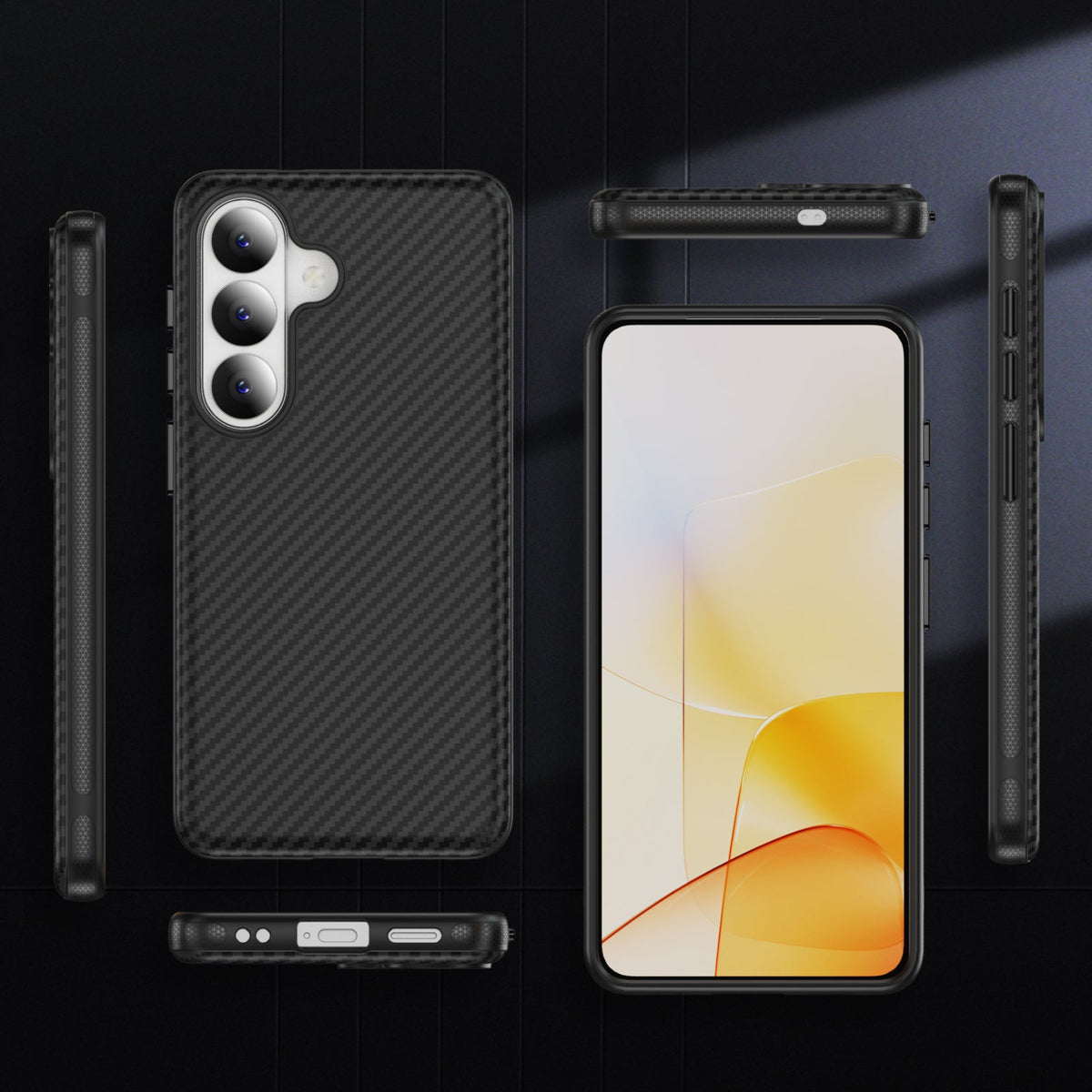 Samsung Galaxy S26 Case - Matte Black - Carbon MagSafe Back Cover