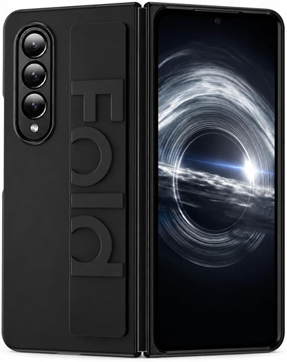 Samsung Galaxy Z Fold8 Ultra Hoesje - Zwart - Dunne Back Cover met Elastische Handstrap