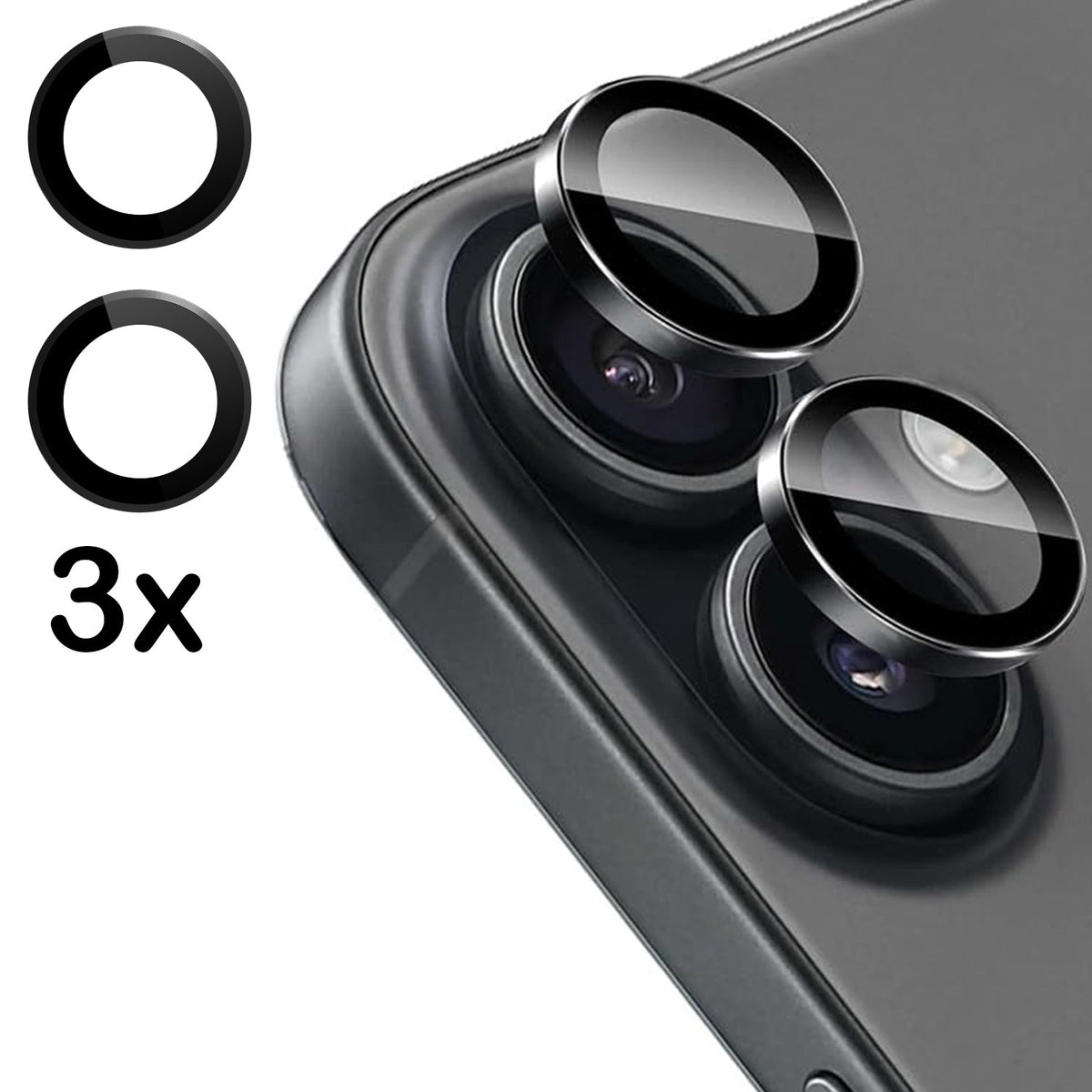 Apple iPhone 17 Kameraschutz - 3 Stück