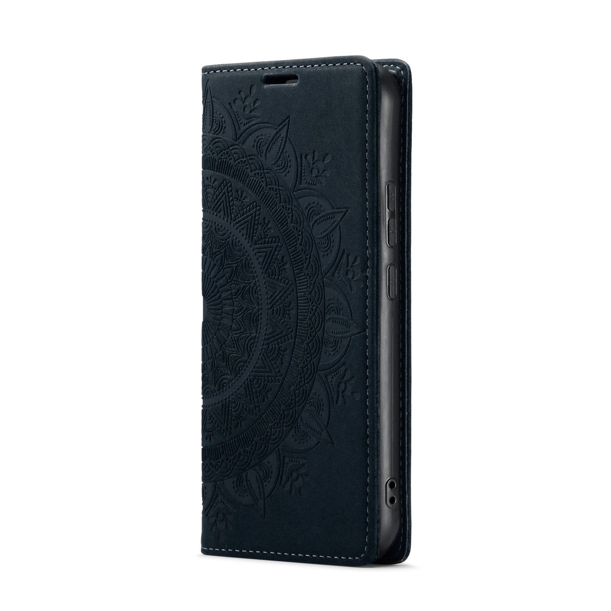 Samsung Galaxy A25 Hoesje - Charcoal Gray - Mandala Dunne Bookcase